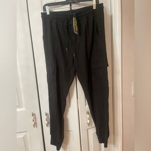 NWT Libin Women's Cargo Joggers Lightweight Quick Dry Athletic pants size Large